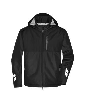 Unisex Padded Hardshell Workwear Jacket   GRS Black/black 10434