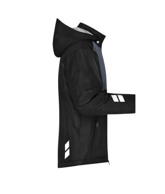 Unisex Padded Hardshell Workwear Jacket   GRS Black/carbon 10434