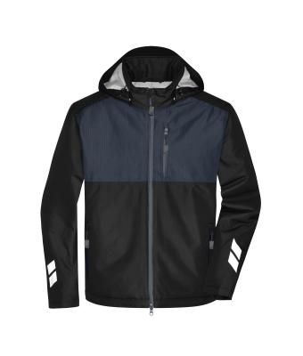 Unisex Padded Hardshell Workwear Jacket   GRS Black/carbon 10434