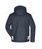Unisex Padded Hardshell Workwear Jacket   GRS Carbon/black 10434