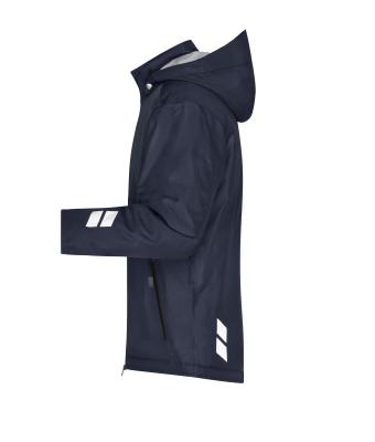 Unisex Padded Hardshell Workwear Jacket   GRS Navy/carbon 10434