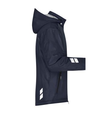 Unisex Padded Hardshell Workwear Jacket   GRS Navy/carbon 10434