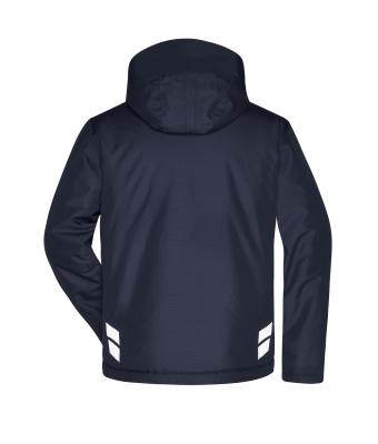 Unisex Padded Hardshell Workwear Jacket   GRS Navy/carbon 10434