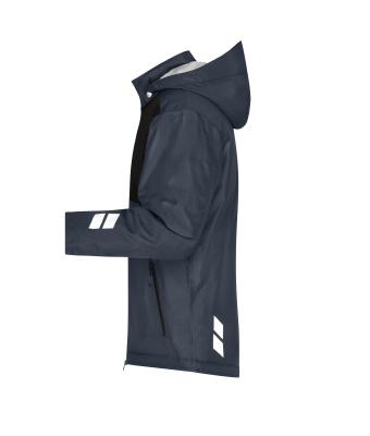 Unisex Padded Hardshell Workwear Jacket   GRS Carbon/black 10434