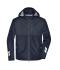 Unisex Padded Hardshell Workwear Jacket   GRS Navy/carbon 10434