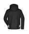 Unisex Padded Hardshell Workwear Jacket Black/black 10434