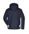 Unisex Padded Hardshell Workwear Jacket Navy/carbon 10434