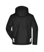 Unisex Padded Hardshell Workwear Jacket GRS Black/carbon 10434