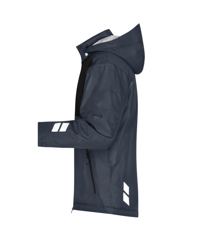 Unisex Padded Hardshell Workwear Jacket GRS Carbon/black 10434