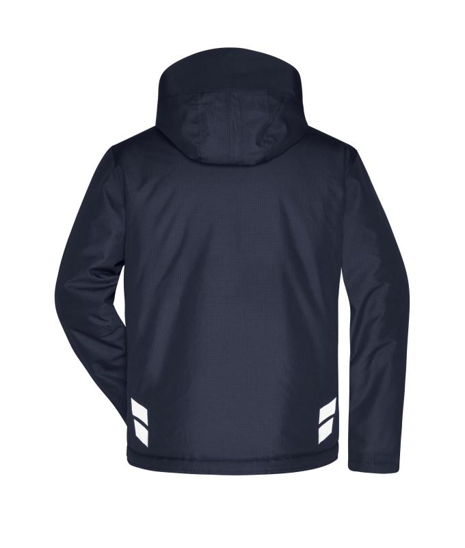 Unisex Padded Hardshell Workwear Jacket GRS Navy/carbon 10434