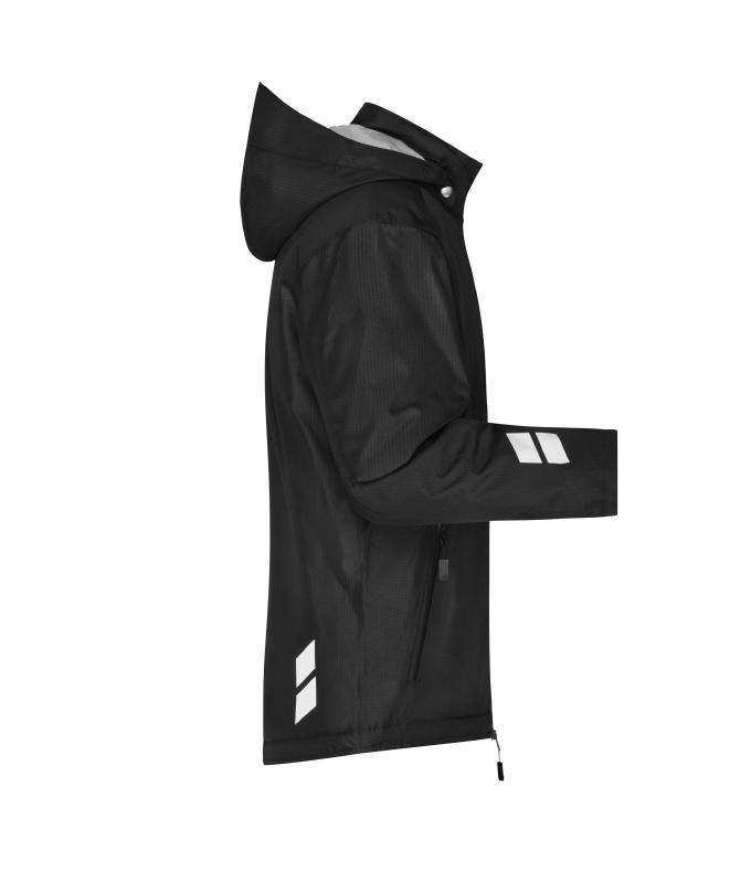 Unisex Padded Hardshell Workwear Jacket GRS Black/black 10434