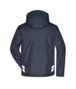 Unisex Padded Hardshell Workwear Jacket GRS Carbon/black 10434