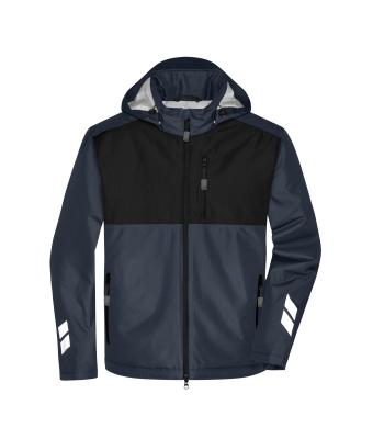 Unisex Padded Hardshell Workwear Jacket GRS Carbon/black 10434