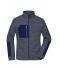 Damen Ladies' Structure Fleece Jacket Navy-melange/navy/royal 10435