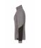 Damen Ladies' Structure Fleece Jacket Carbon-melange/black/red 10435