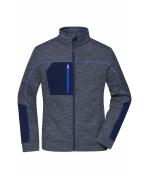 Damen Ladies' Structure Fleece Jacket GRS Navy-melange/navy/royal 10435