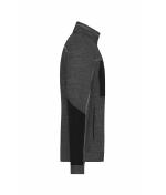 Men Men's Structure Fleece Jacket GRS Black-melange/black/silver 10436
