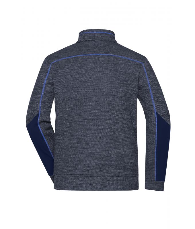 Herren Men's Structure Fleece Jacket GRS Navy-melange/navy/royal 10436