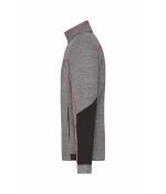 Men Men's Structure Fleece Jacket GRS Carbon-melange/black/red 10436