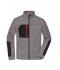Herren Men's Structure Fleece Jacket GRS Carbon-melange/black/red 10436