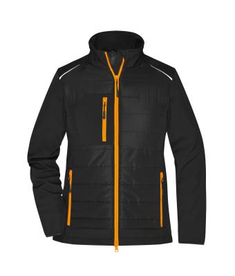 Ladies Ladies' Hybrid Jacket GRS Black/neon-orange 10438