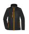 Damen Ladies' Hybrid Jacket GRS Black/neon-orange 10438