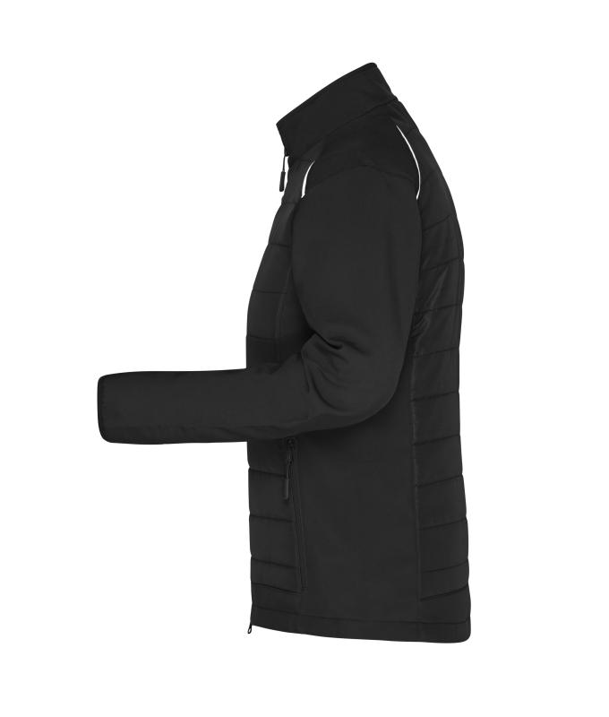 Damen Ladies' Hybrid Jacket GRS Black/black 10438