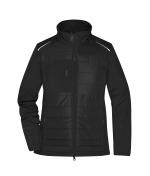 Damen Ladies' Hybrid Jacket GRS Black/black 10438