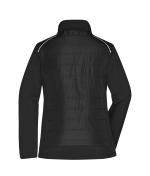 Damen Ladies' Hybrid Jacket GRS Black/neon-orange 10438