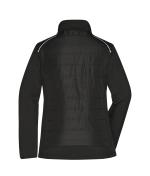 Damen Ladies' Hybrid Jacket GRS Black/neon-yellow 10438