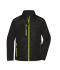 Herren Men's Hybrid Jacket   GRS Black/neon-yellow 10440