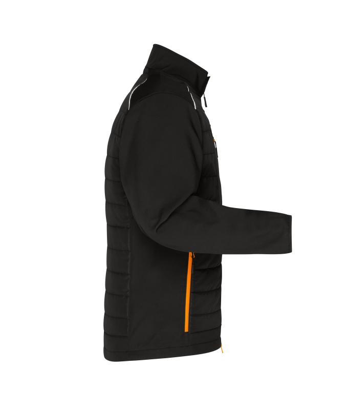 Men Men's Hybrid Jacket GRS Black/neon-orange 10440