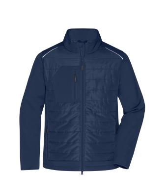 Men Men's Hybrid Jacket GRS Navy/navy 10440