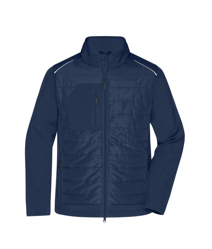 Men Men's Hybrid Jacket GRS Navy/navy 10440
