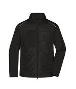 Herren Men's Hybrid Jacket GRS Black/black 10440