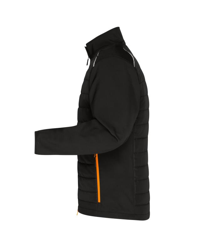 Herren Men's Hybrid Jacket GRS Black/neon-orange 10440