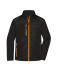 Herren Men's Hybrid Jacket GRS Black/neon-orange 10440