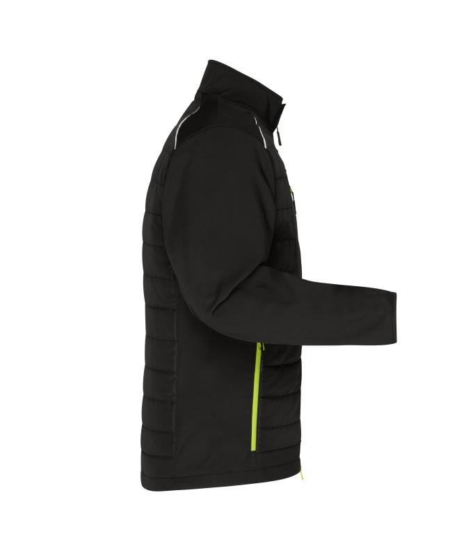 Herren Men's Hybrid Jacket GRS Black/neon-yellow 10440
