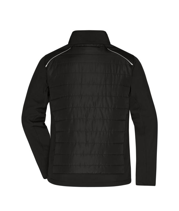 Herren Men's Hybrid Jacket GRS Black/neon-yellow 10440