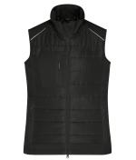 Damen Ladies' Hybrid Vest   GRS Black/black 10441