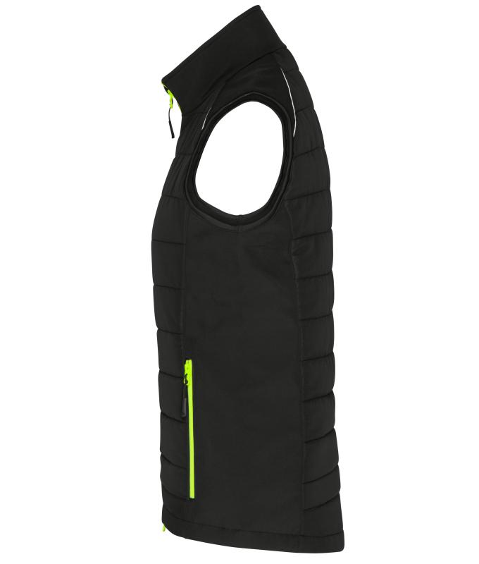 Ladies Ladies' Hybrid Vest GRS Black/neon-yellow 10441