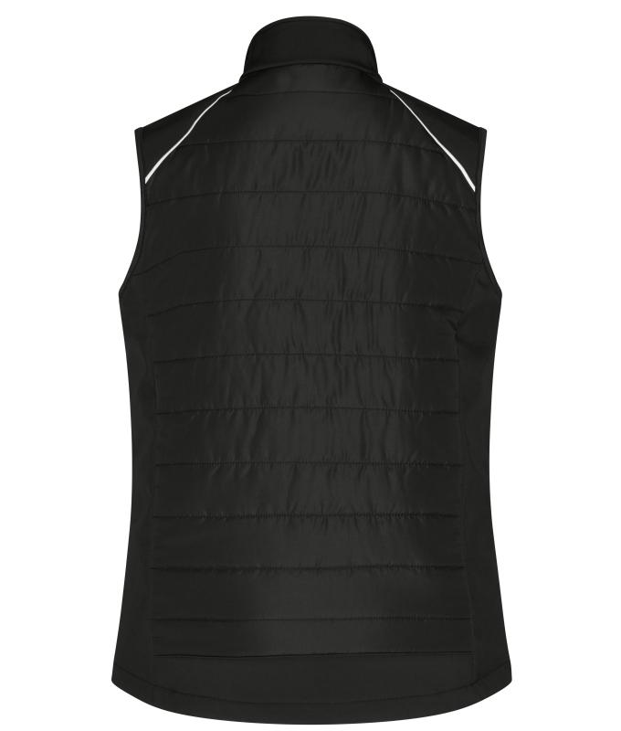 Ladies Ladies' Hybrid Vest GRS Black/neon-yellow 10441