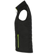 Damen Ladies' Hybrid Vest GRS Black/neon-yellow 10441