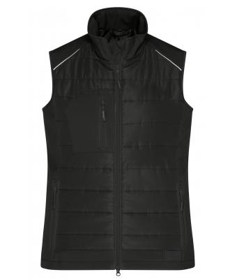 Damen Ladies' Hybrid Vest Black/black 10441