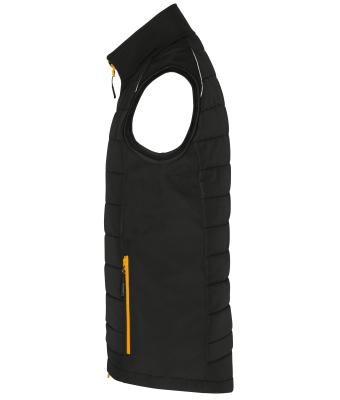 Men Men's Hybrid Vest   GRS Black/neon-orange 10442