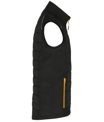 Men Men's Hybrid Vest   GRS Black/neon-orange 10442