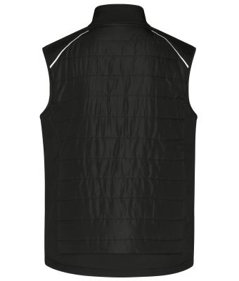 Men Men's Hybrid Vest   GRS Black/neon-orange 10442
