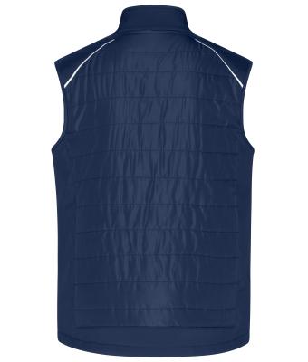 Men Men's Hybrid Vest   GRS Navy/navy 10442