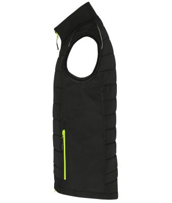 Herren Men's Hybrid Vest   GRS Black/neon-yellow 10442