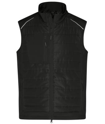 Men Men's Hybrid Vest Black/black 10442